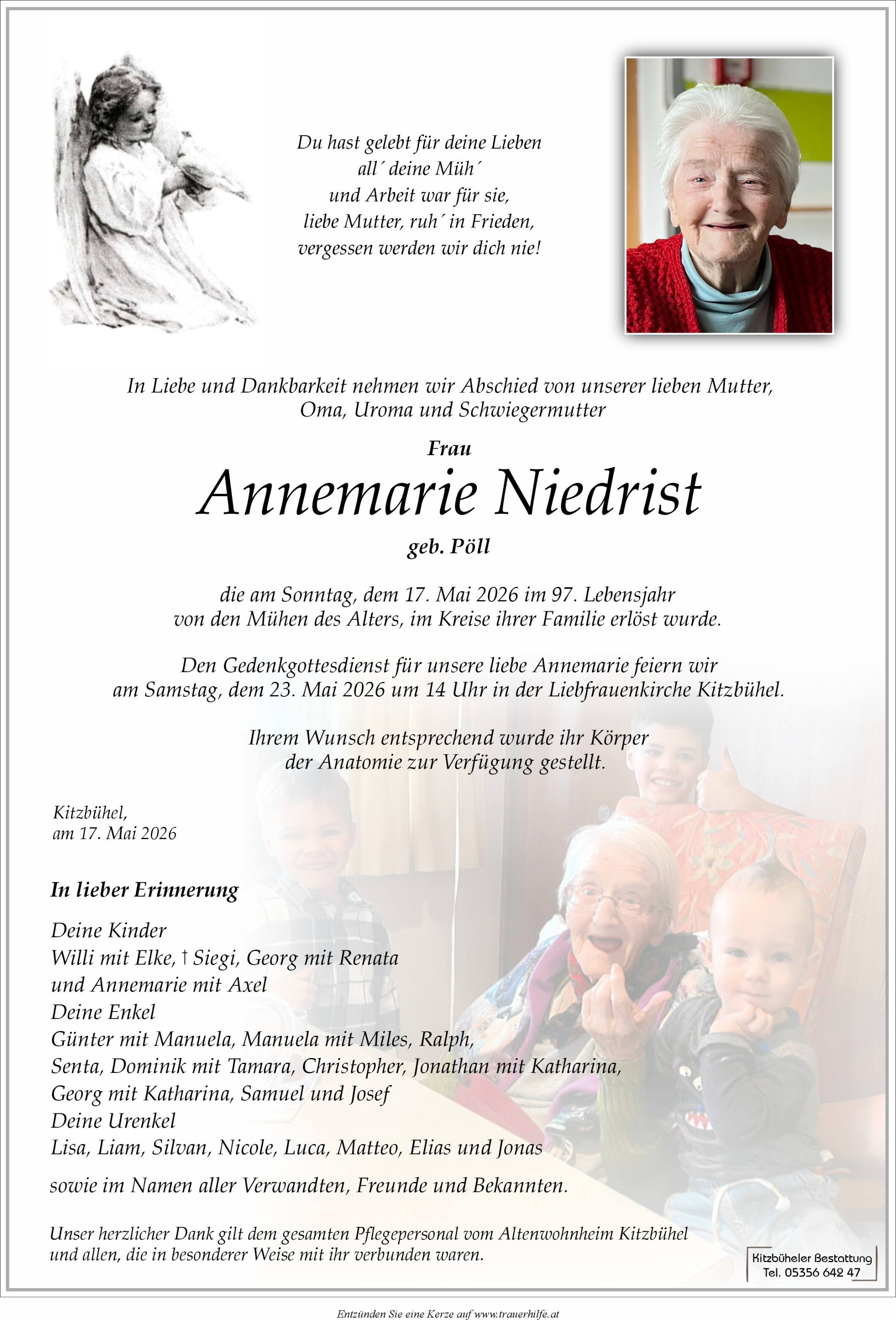 Annemarie  Niedrist